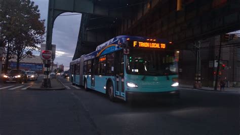 Nyct Bus Hd Fps New Flyer Xd On The F Shuttle Bus