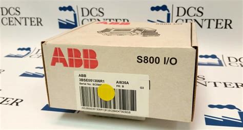 AI835A 3BSE051306R1 Advant 800xA ABB DCS Center