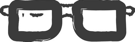 glasses hand drawn vector illustration  vector art  vecteezy