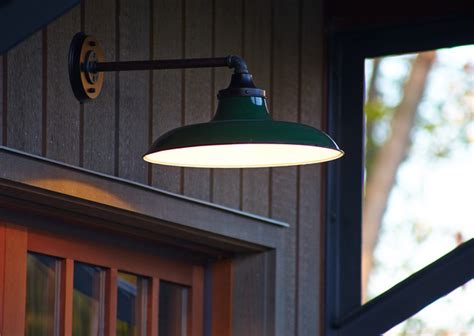 Vintage Garage Lighting Closeup Transitional Outdoor Wall Lights