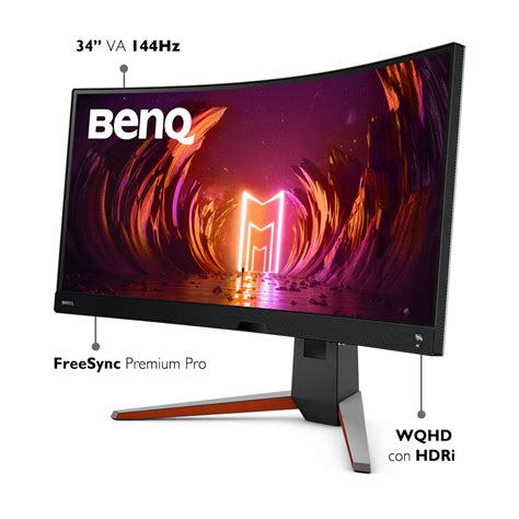 Monitor 27 Polegadas 144hz Curvo - Monitor Gamer Curvo 144hz 27 pulgadas Mobiuz EX3410R WQHD FreeSync