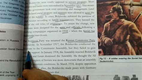 What Changed After October Class Cbse Ncert History The Russian