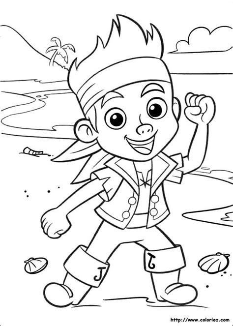 Coloriage Jake Et Les Pirates Du Pays Imaginaire Dessin Gratuit Imprimer