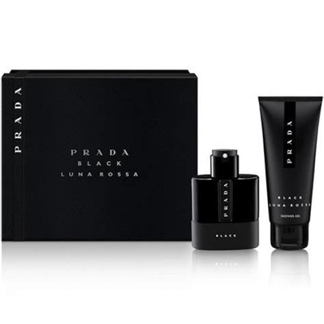 Prada Luna Rossa Black Set (EDP 50ml + SG 100ml) for Men | Venera Cosmetics