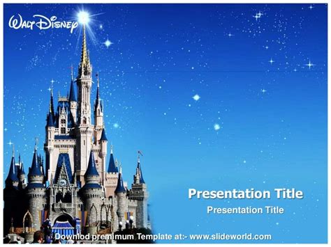 Disney World Powerpoint Template - SlideWorld