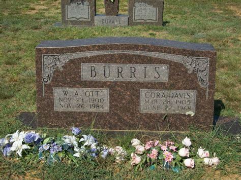 William Arthur Ott Burris 1900 1984 Find A Grave Memorial