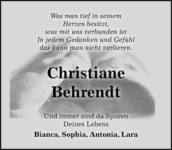 Gedenkkerzen Von Christiane Behrendt Trauer Anzeigen De