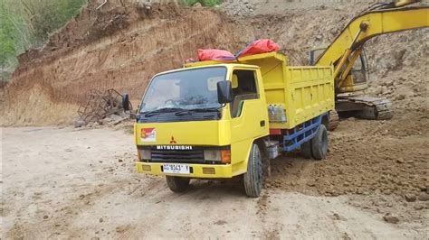 Komatsu Pc200 And Hyundai Hx210s Excavators Loading Land Into Trucks