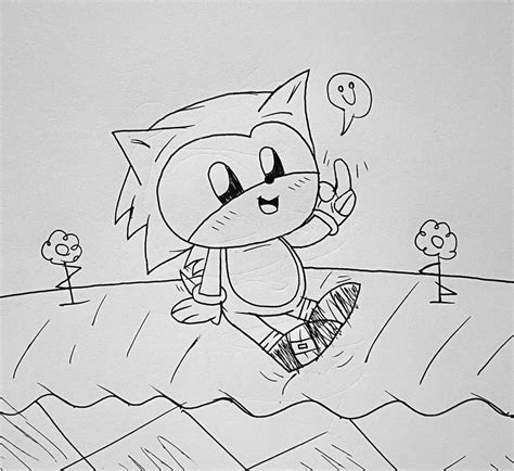 Cute Sonic.. by SquirrelCatREBORN on DeviantArt