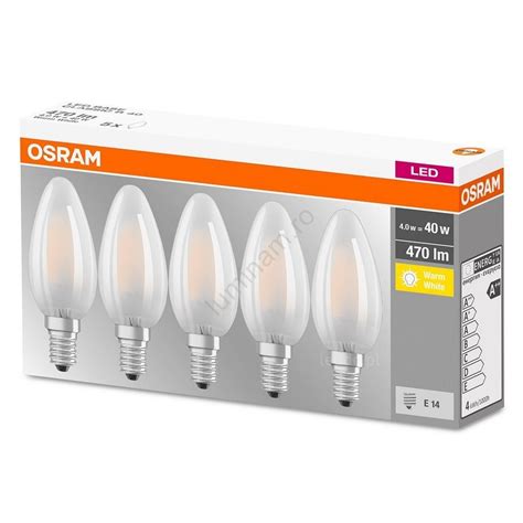 Set X Bec Led Vintage E W V K Osram Luminam