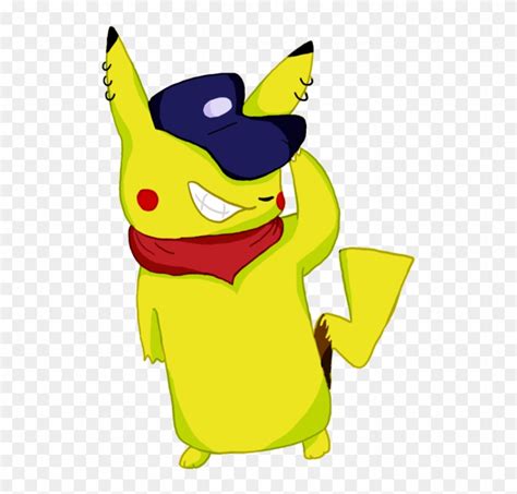 Gangster Pikachu - Pikachu Clipart (#5916093) - PikPng