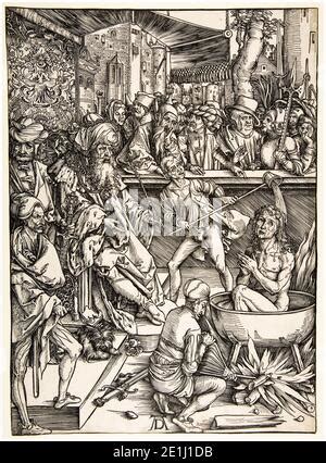 Albrecht D Rer The Apocalypse Saint John Devouring The Book Woodcut