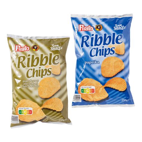 PIRATO Ribbelchips peper zout of paprika kopen bij ALDI België