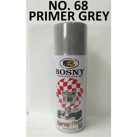 Bosny Spray Paint No Primer Grey Gray Grams Per Can Quick