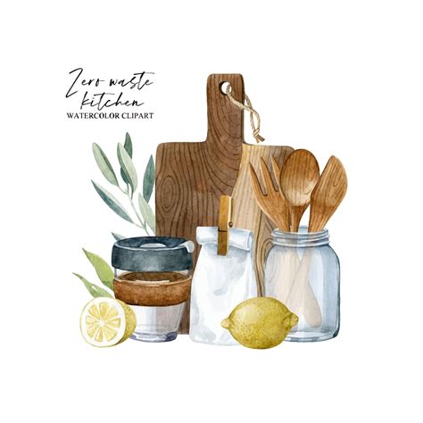 Utensílio de cozinha ecologicamente correto estilo de vida de