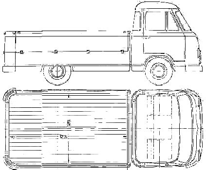 Borgward B Heavy Truck Blueprints Free Outlines