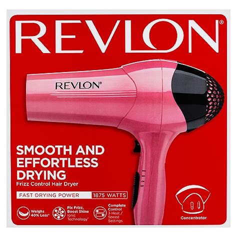 Revlon Frizz Control 1875 Watts Hair Dryer Shoprite