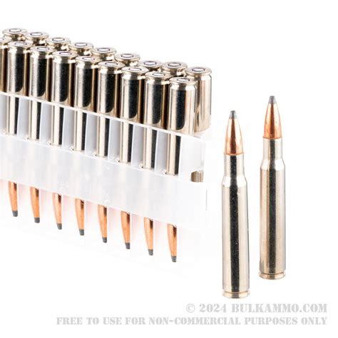 20 Rounds Of Bulk 30 06 Springfield Ammo By Federal Vital Shok 165gr