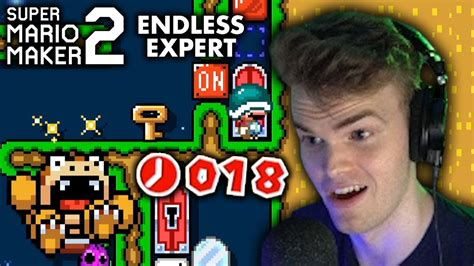 So Many Speedrun Levels Endless Expert 01 Super Mario Maker 2 Youtube