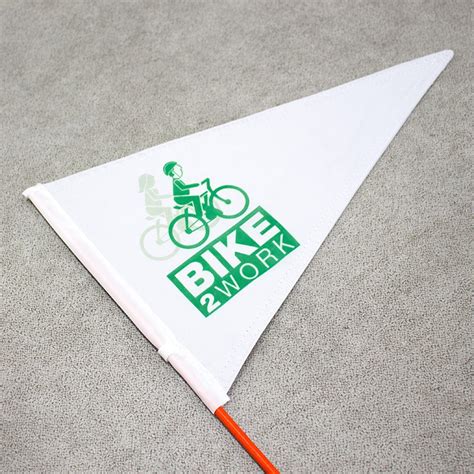 Cfm Cycling Safety Bicycle Flag With Custom Logo