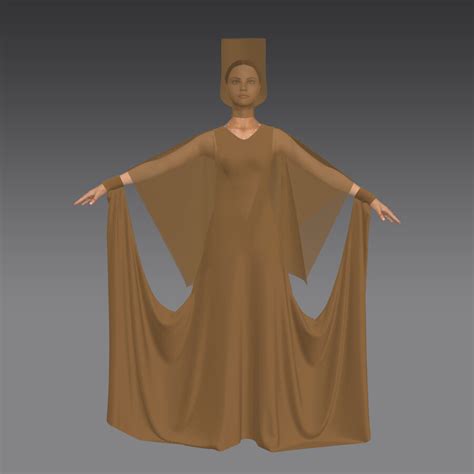 ArtStation - Dune inspired costume dress | Game Assets