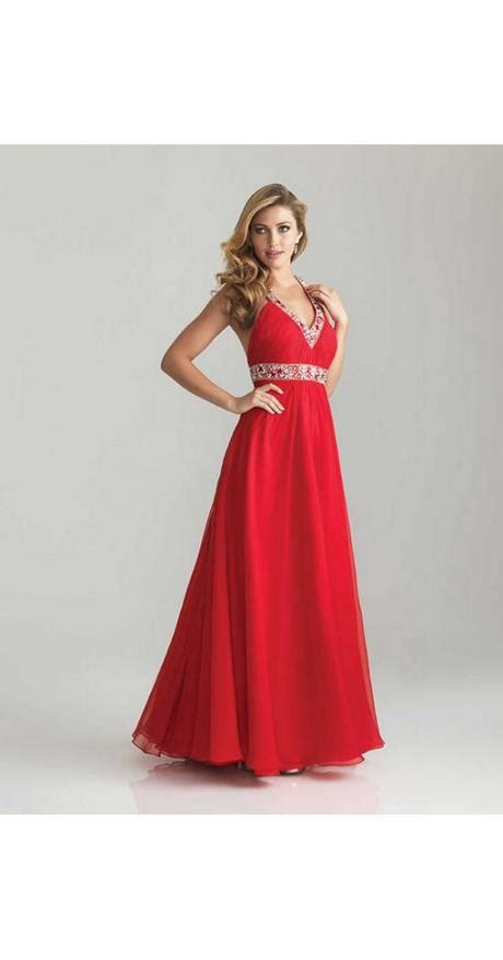 Rotes Abendkleid Lang R Ckenfrei