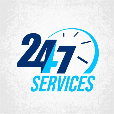 247 Services Logo Template Postermywall