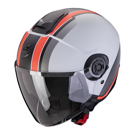 Casco Scorpion Exo City Ii Vel Jet Policarbonato Rosso Motobeat