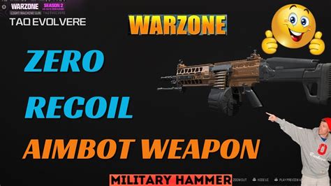 Warzone Update The TAQ EVOLVERE Is Zero Recoil Legal AIMBOT YouTube