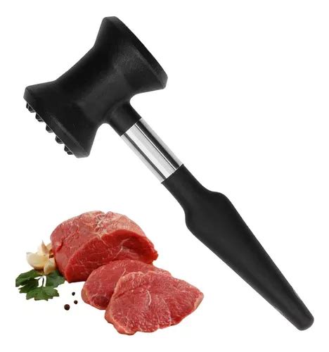 Martillo Mazo Ablandador De Carne Pollo Cocina Acero Inox Meses Sin