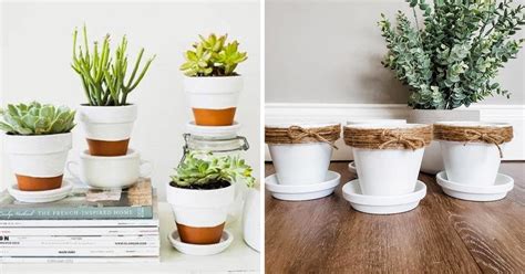 10 idées DIY pour personnaliser un pot en terre cuite inspirez vous