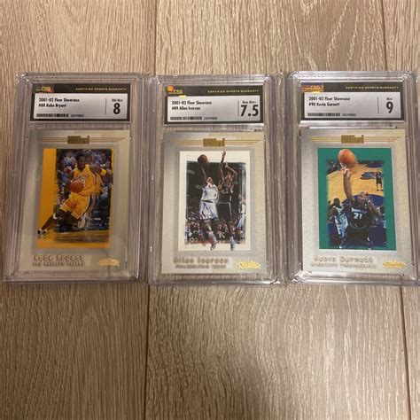 Fleer Showcase Avant Card Kobe Bryant Allen Iverson Kevin