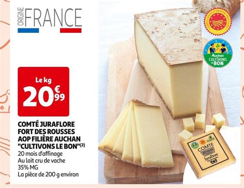 Promo Fili Re Auchan Cultivons Le Bon Comt Juraflore Fort Des Rousses