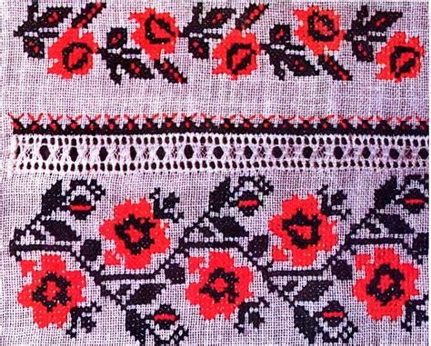 FolkCostume Embroidery Ukrainian Rose Embroidery