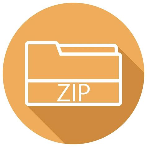 Zip File Icon Vector 26264724 Vector Art At Vecteezy