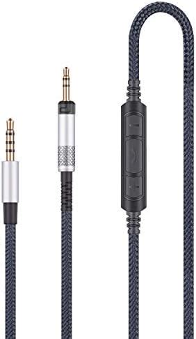 Audio Replacement Cable With In Line Mic Remote Volume Control Only