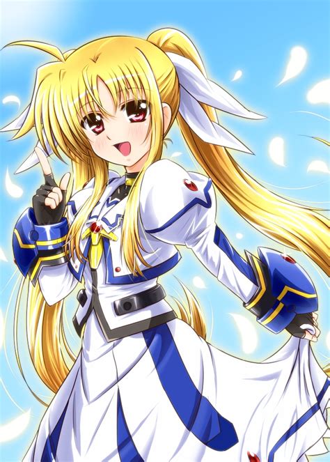 Fate Testarossa Mahou Shoujo Lyrical Nanoha Mobile Wallpaper By