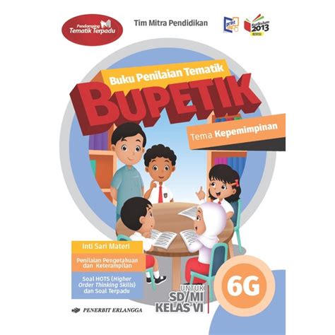 Jual BUKU BUPETIK KELAS 6A 6B 6C 6D 6E 6F 6G 6H 6I ERLANGGA ORIGINAL