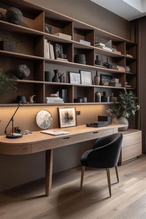 49 Stunning Japandi Home Office Inspirations Blending Minimalism And