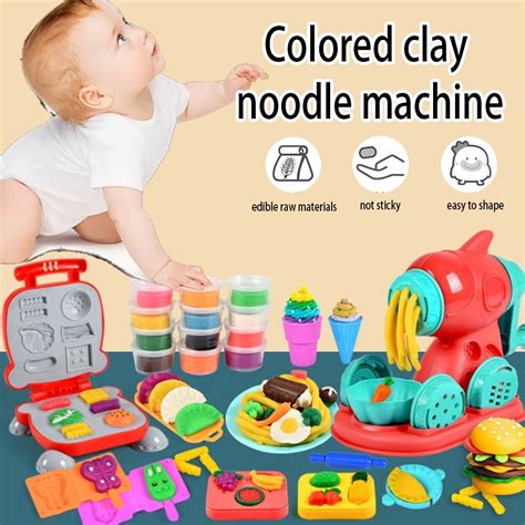 D Color Clay Toy Dough Set Ice Cream Double Twister Playdoh Play Doh