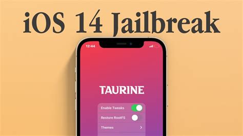 New Ios 14 Taurine Jailbreak No Computer All Iphones Iphone 12 11