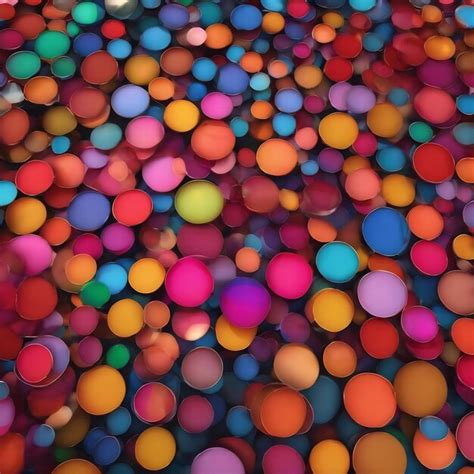 Premium Ai Image A Group Of Colorful Circles