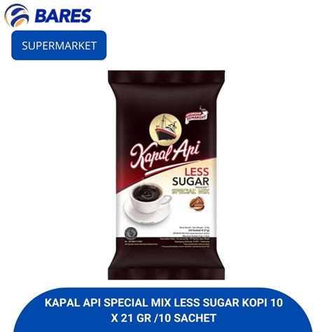 Jual Kapal Api Special Mix Less Sugar Kopi X Gr Sachet