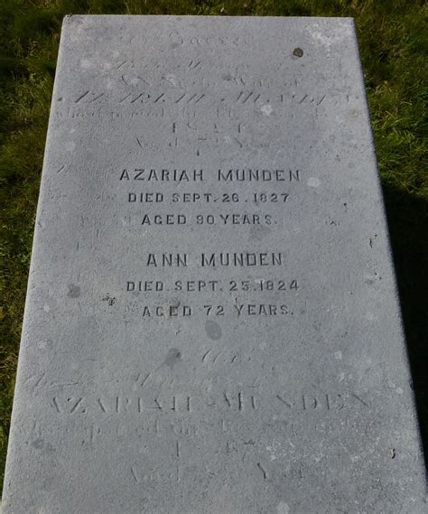 Ann Percey Munden 1752 1824 Find a Grave äreminne