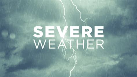 Severe Thunderstorm Watch Issued For Entire Eyewitness News Viewing Area