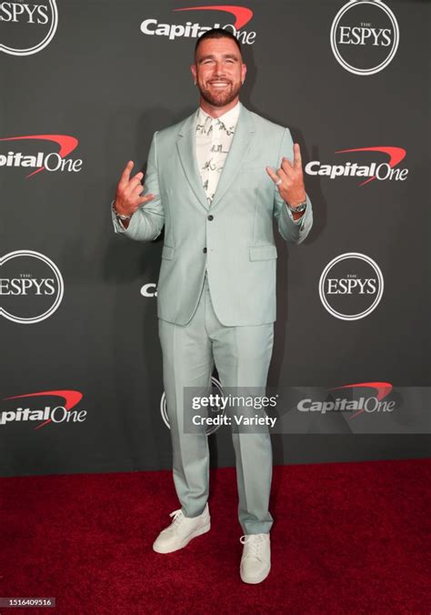 Travis Kelce at The 2022 ESPYS held at the Dolby Theatre on July 20 ...