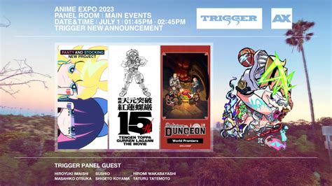 TRIGGER panels - Anime Expo