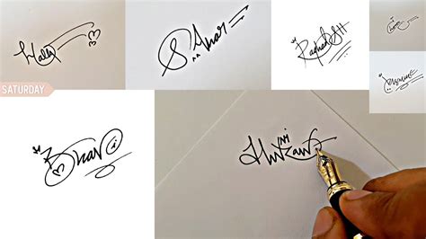 Most Creative Signature Designs In The World Youtube