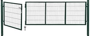 Festnight Portail De Cl Ture Pour Jardin Avec Poteaux 350x100 Cm Acier