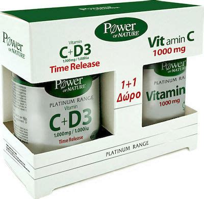 Power Health Classics Platinum Range Vitamin C D3 1000mg 30 ταμπλέτες